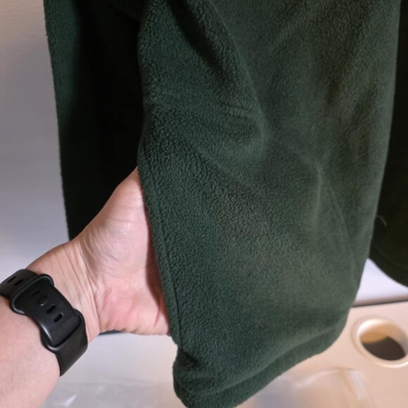EUC Sno Tec Fleece 1/4 Zip - Green with hand pockets - Picture 5 of 6